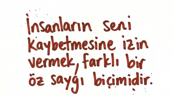 İnsanların sizi kaybetmesine izin veriyor musunuz?