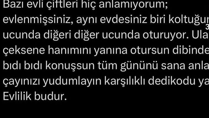Evlilik sizce yan yana yaşamak mı, gerçekten paylaşmak mı 🙂?
