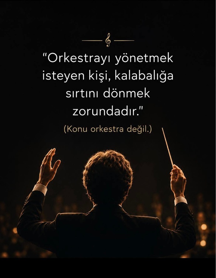 Konu orkestra değilse nedir sizce😉?