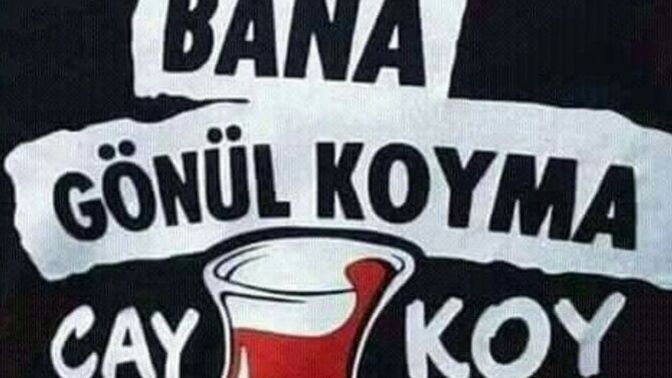 Bana gönül koyma çay koy demek istediğiniz birisi var mı?