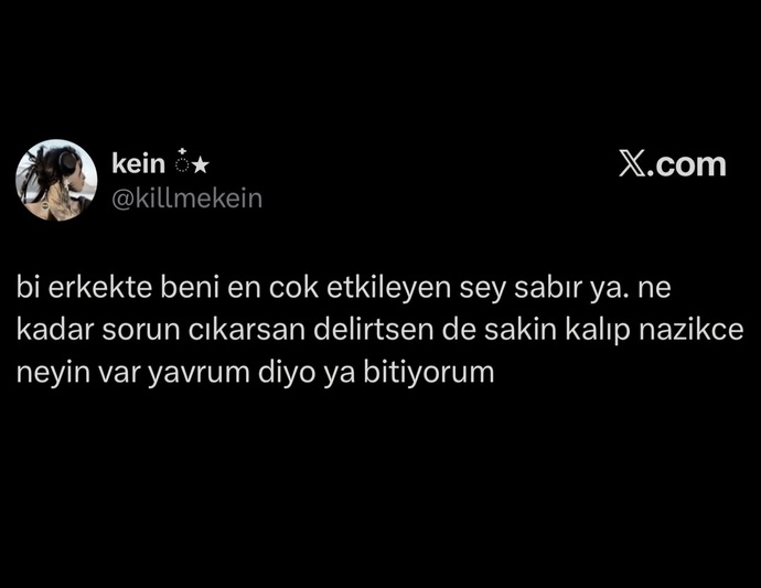 Bir erkekte/kadında sizi en çok etkileyen şey nedir?