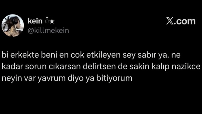 Bir erkekte/kadında sizi en çok etkileyen şey nedir?