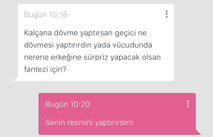 Böyle mesajlar alıyor musunuz?