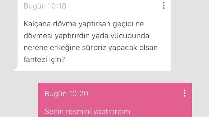 Böyle mesajlar alıyor musunuz?