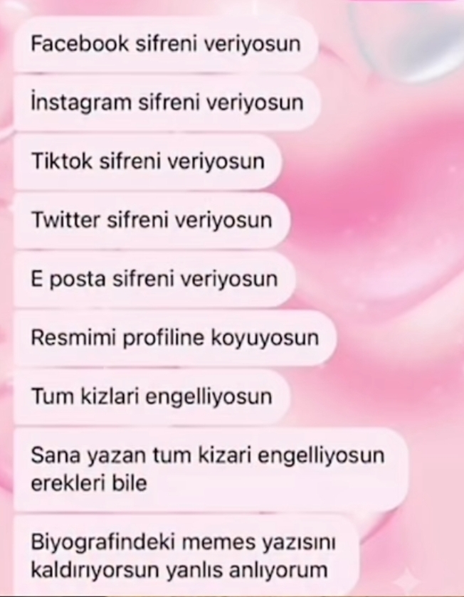 Sevgiliniz böyle uçuk isteklerde bulunursa katlanır mısınız yoksa ayrılır mısınız?