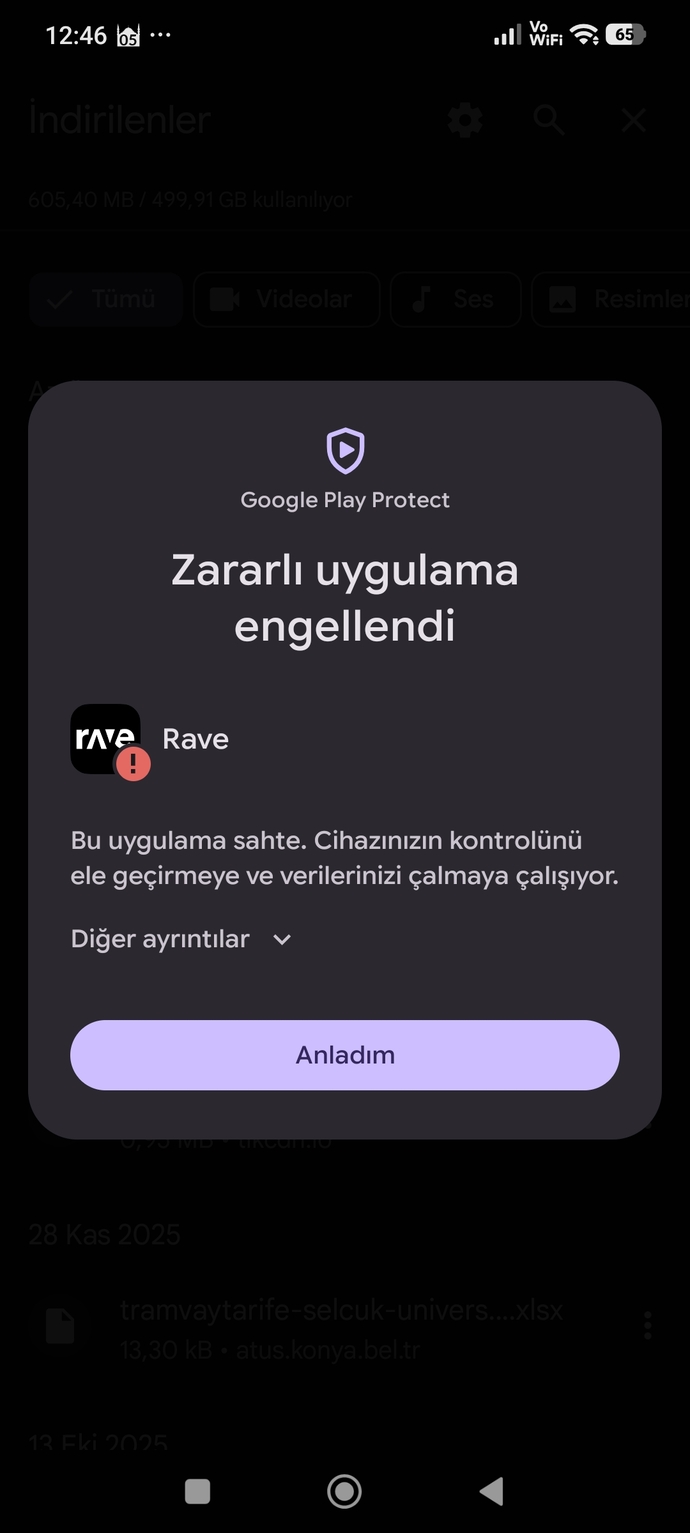 Uptodown üzerinden APK indirirken gelen güvenlik uyarısına güvenmeli miyim, indirmeye devam etmeli miyim?