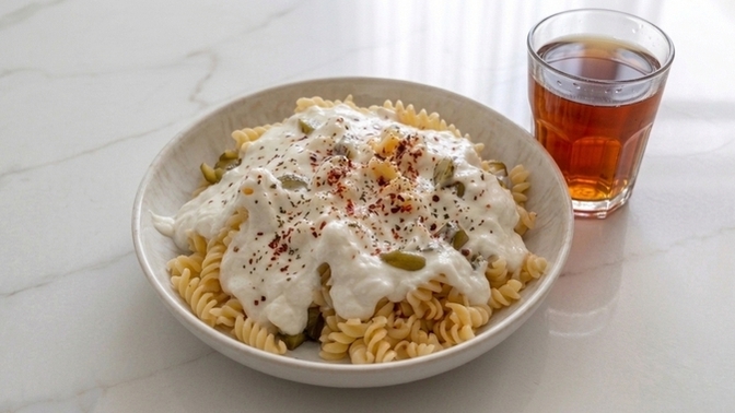 Makarna keyfi sizce yoğurtlu mu daha güzel yoksa salçalı soslu mu daha efsane oluyor?