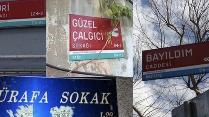 Şu ana kadar gördüğünüz en ilginç, en saçma sokak isimleri hangileri?