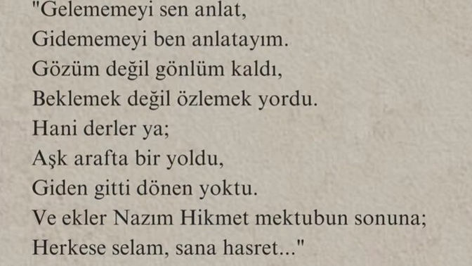 Sizce en çok özlemek mi daha zor, yoksa özlediğiniz kişiye kavuşamamak mı?