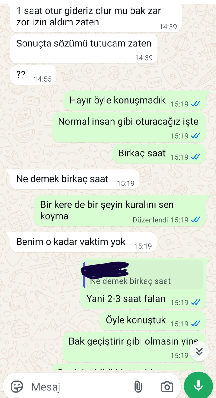 Sizce bu konuşmada kim haklı?