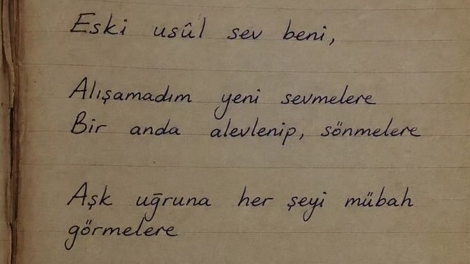 Eski usul mü sevilmek istersin, yeni usul mü?