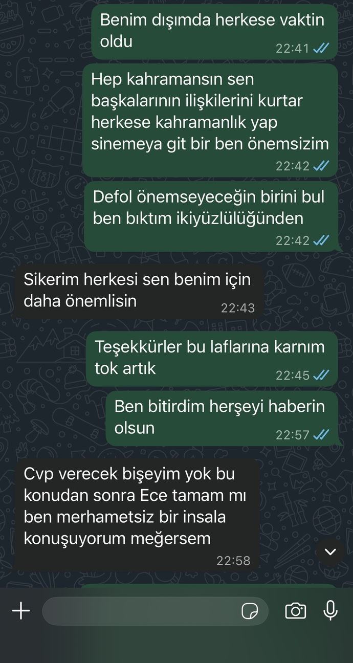 Bu çocuk benden ayrılmak mi istiyor?