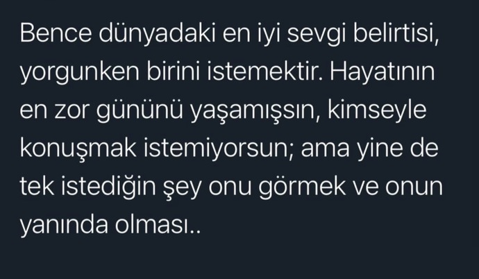 Sizce de gerçek sevgi tam olarak bu görseldeki gibi bir şey mi?