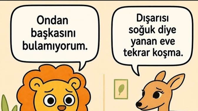 Hava çok soğuk olsa bile yanan eve girer misiniz, ne yapardınız?
