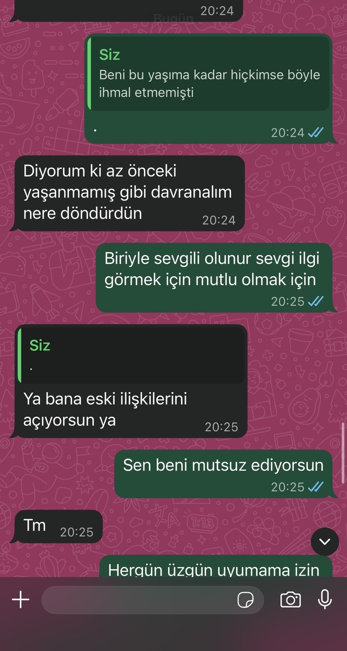 Sizce ilgisi bitmiş mi bana karşı ayrılmak mı istiyor?