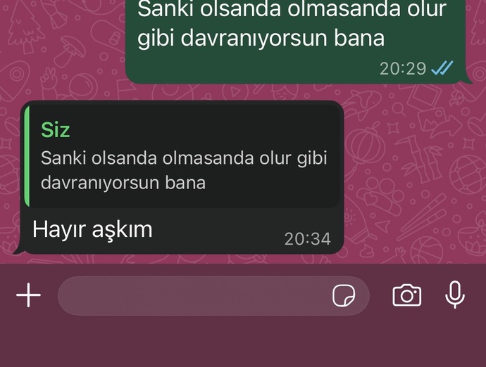 Sizce ilgisi bitmiş mi bana karşı ayrılmak mı istiyor?