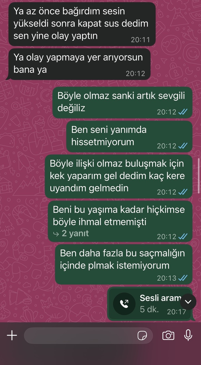 Sizce ilgisi bitmiş mi bana karşı ayrılmak mı istiyor?