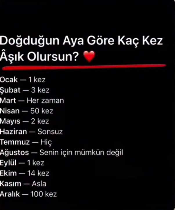 Size kaç çıktı?