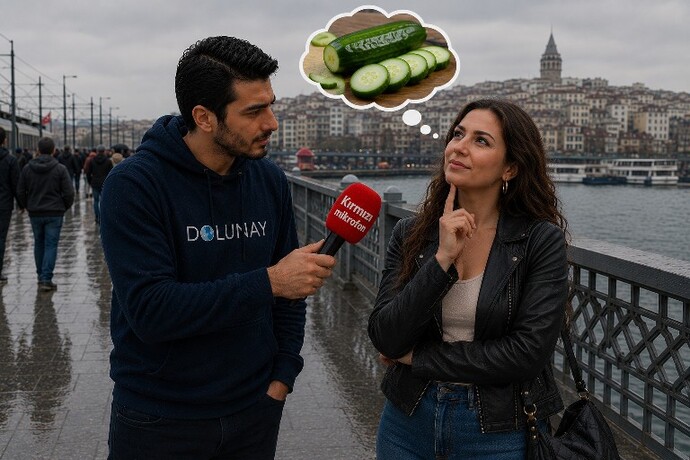 Efendim! Salatalığı nasıl yiyorsunuz?