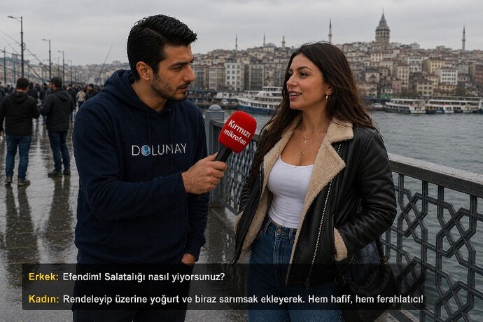 Efendim! Salatalığı nasıl yiyorsunuz?