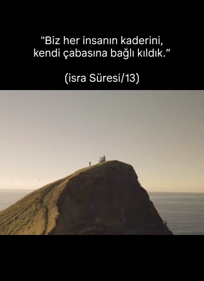 Çaba olmadan kader olur mu?