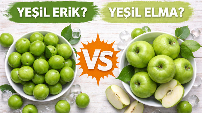 Yeşil erik mi, yeşil elma mı?
