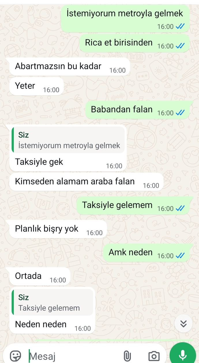 Sizce bu konuşmalarda kim haklı?