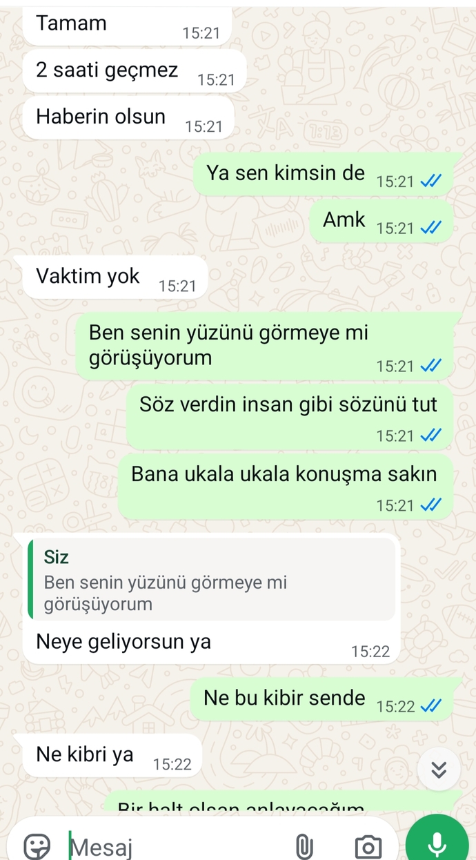 Sizce bu konuşmalarda kim haklı?