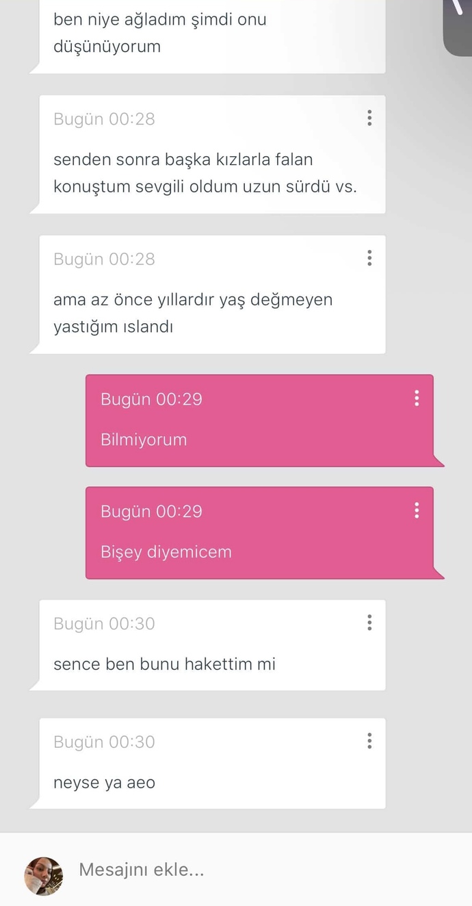 Böyle kncklar özelde ağlıyor