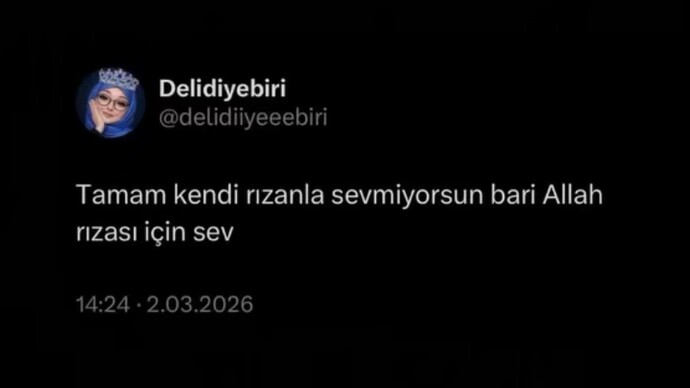Sizi seven var mı?