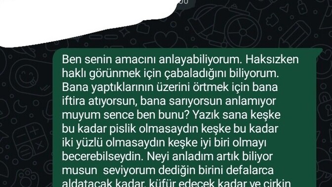 Bi kulağından girip diğerinden çıkmıştır, hiç bir şey hissetmemiştir değil mi?