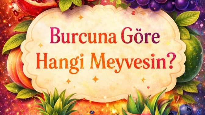 Burcunuza göre hangi meyvesiniz 😀?