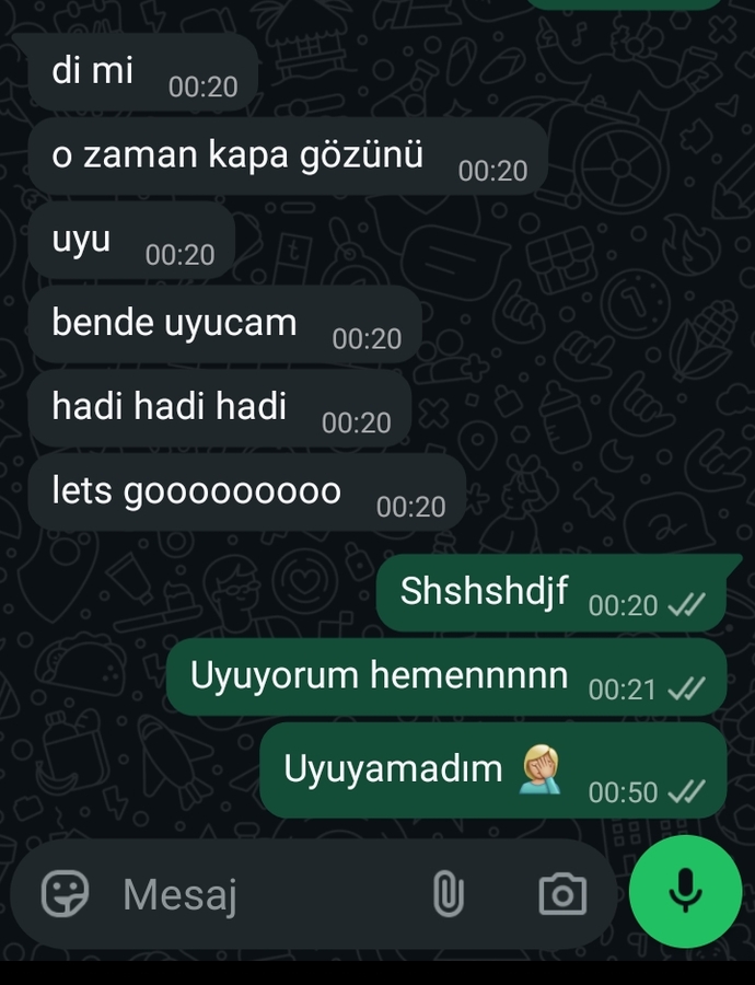 Ne çabuk ikna olmuştum oysa kiiii vücudum kapanmıyo 🤦🏼‍♀️