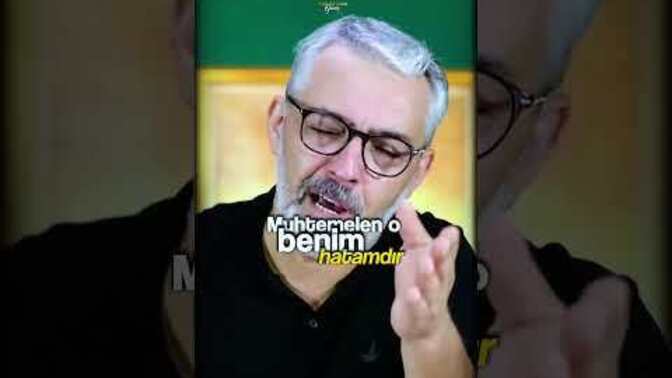 Hata yaptığınızı kabulenebiliyormusunuz? telefisi olmayan hatanız oldumu?
