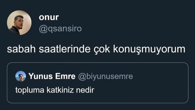 Topluma faydanız tam olarak ne, siz kendinizi neyle topluma faydalı hissediyorsunuz?