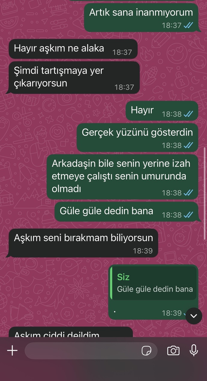 Sevgilim beni geçiştiriyor mı sizce?