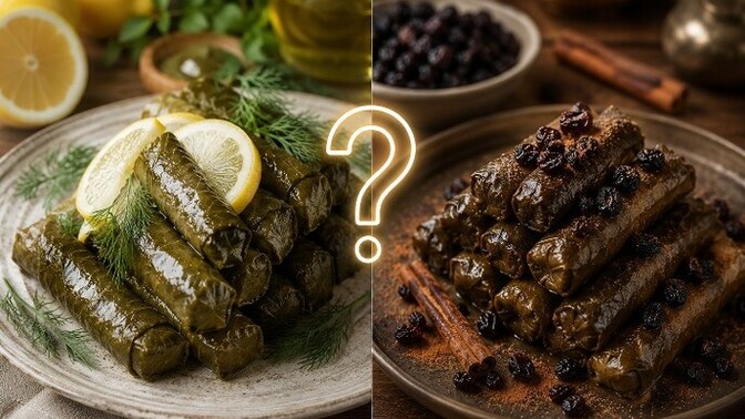 Sarma dediğin limonlu mu olur tarçınlı kuş üzümlü mü?