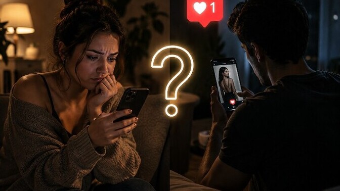 Sevgilinin karşı cinsten birilerinin fotoğraflarını beğenmesi ayrılık sebebi midir?