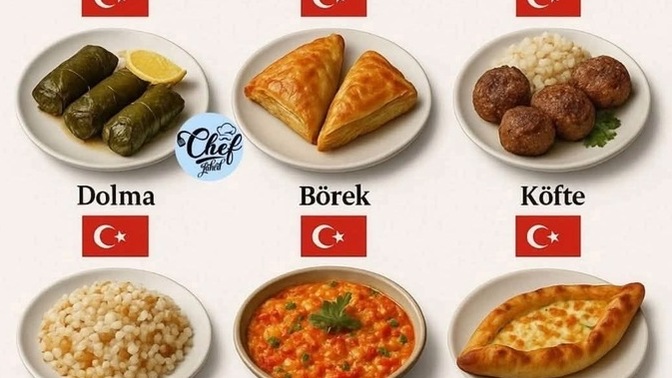 Bu tabloda en sevdiğin yemek hangisi olur?