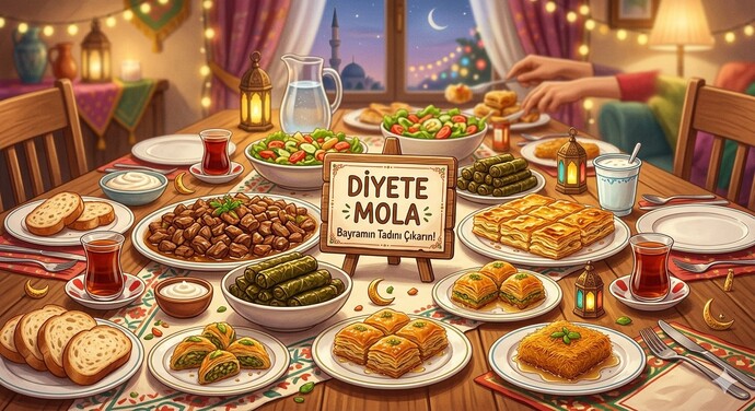 Bayramda diyeti bozacak mısınız?