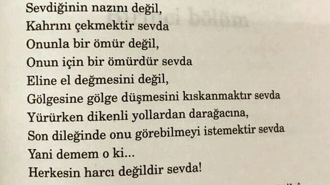 Hiç birine gerçekten sevdalandığın oldu mu?