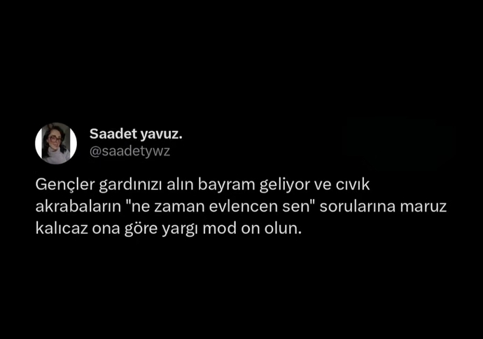 Bayramda akrabalarınızın sorularına karşı gardınızı aldınız mı?