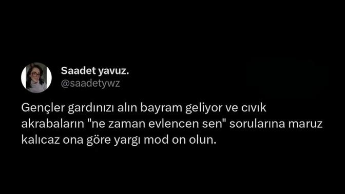 Bayramda akrabalarınızın sorularına karşı gardınızı aldınız mı?