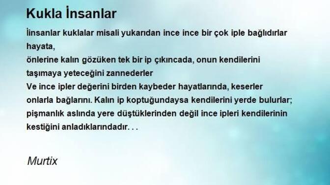 Bir insanı parmağında oynatmak ne hissettirir?