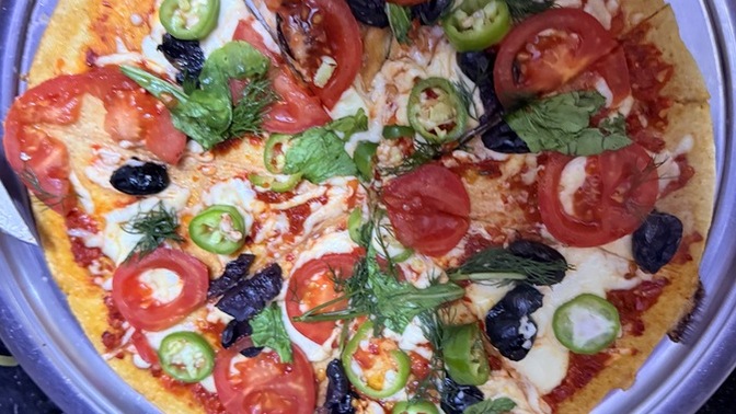 Yulaftan fit pizza yaptım nasıl olmus?