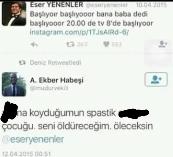 Daha önce sosyal medyada tehdit edildiniz mi?