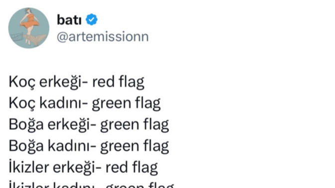 Red flag mısınız, green flag mı?