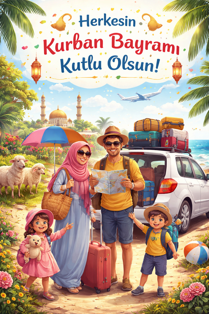 Herkesin kurban bayramını kutlarım. Siz bu bayram nereye gidiyor sunuz?