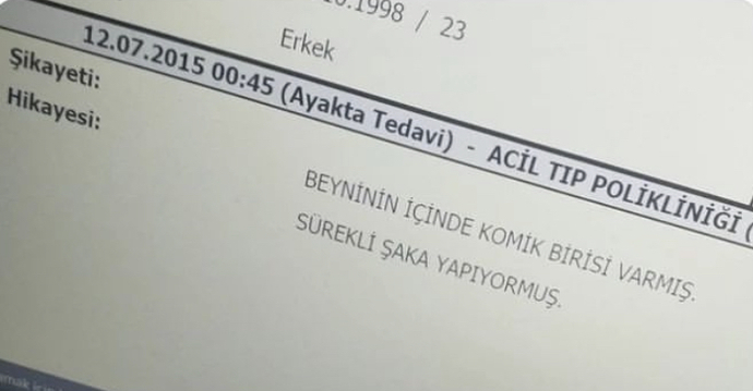 Doktorlardan, hemşirelerden ya da sağlıkçılardan duyduğunuz en tuhaf hasta tanısı nedir?