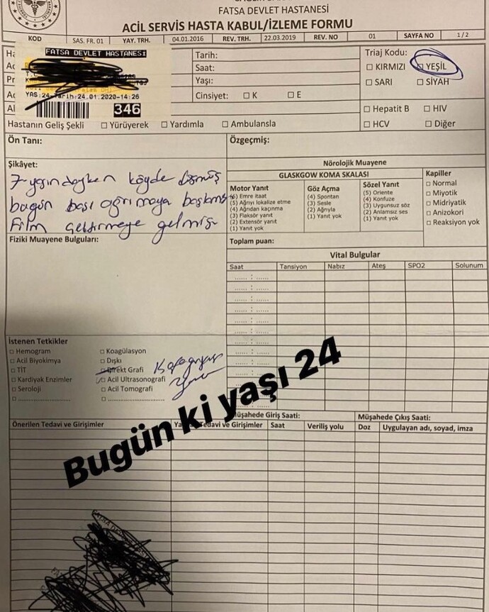 Doktorlardan, hemşirelerden ya da sağlıkçılardan duyduğunuz en tuhaf hasta tanısı nedir?